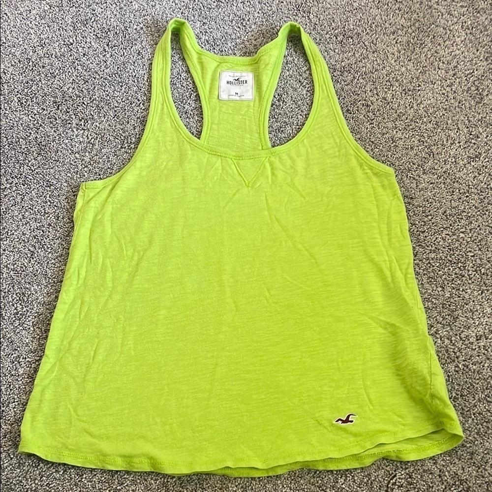 3/$20 Hollister lime tank top medium